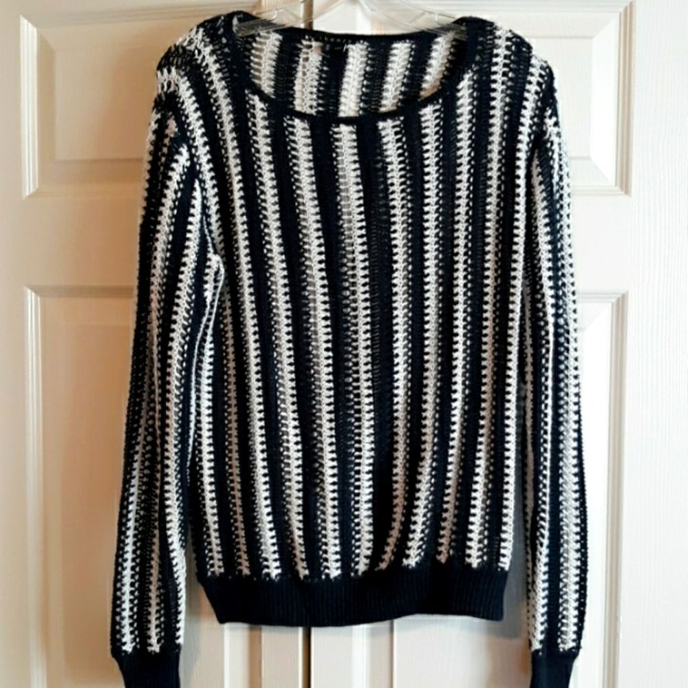 Theory, knit, long sleeve top, medium